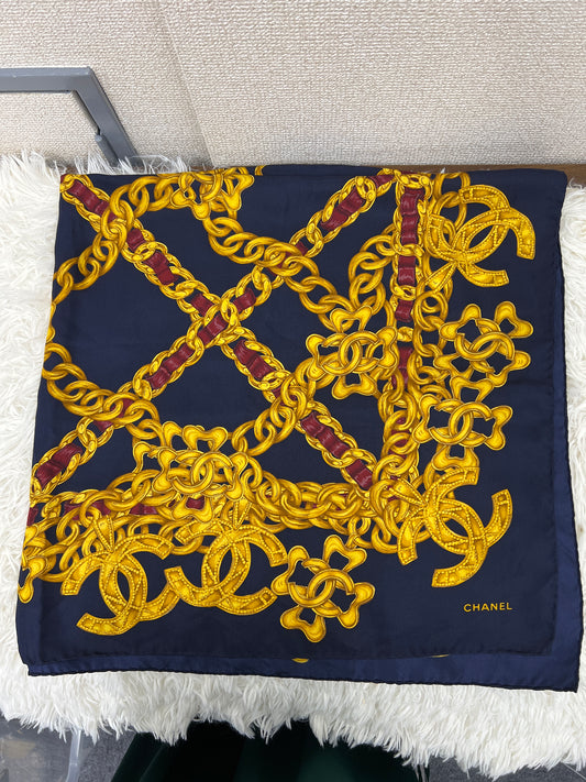 Chanel Navy Scarves A-18810