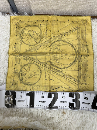 Hermes Yellow Scarves A-18813