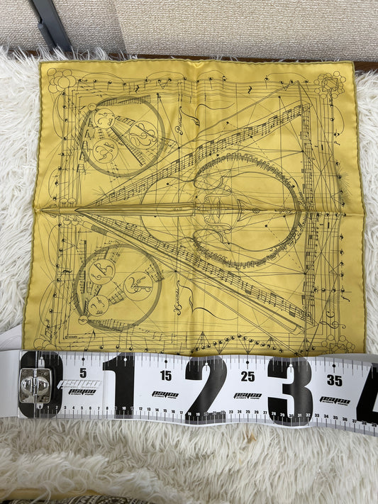 Hermes Yellow Scarves A-18813