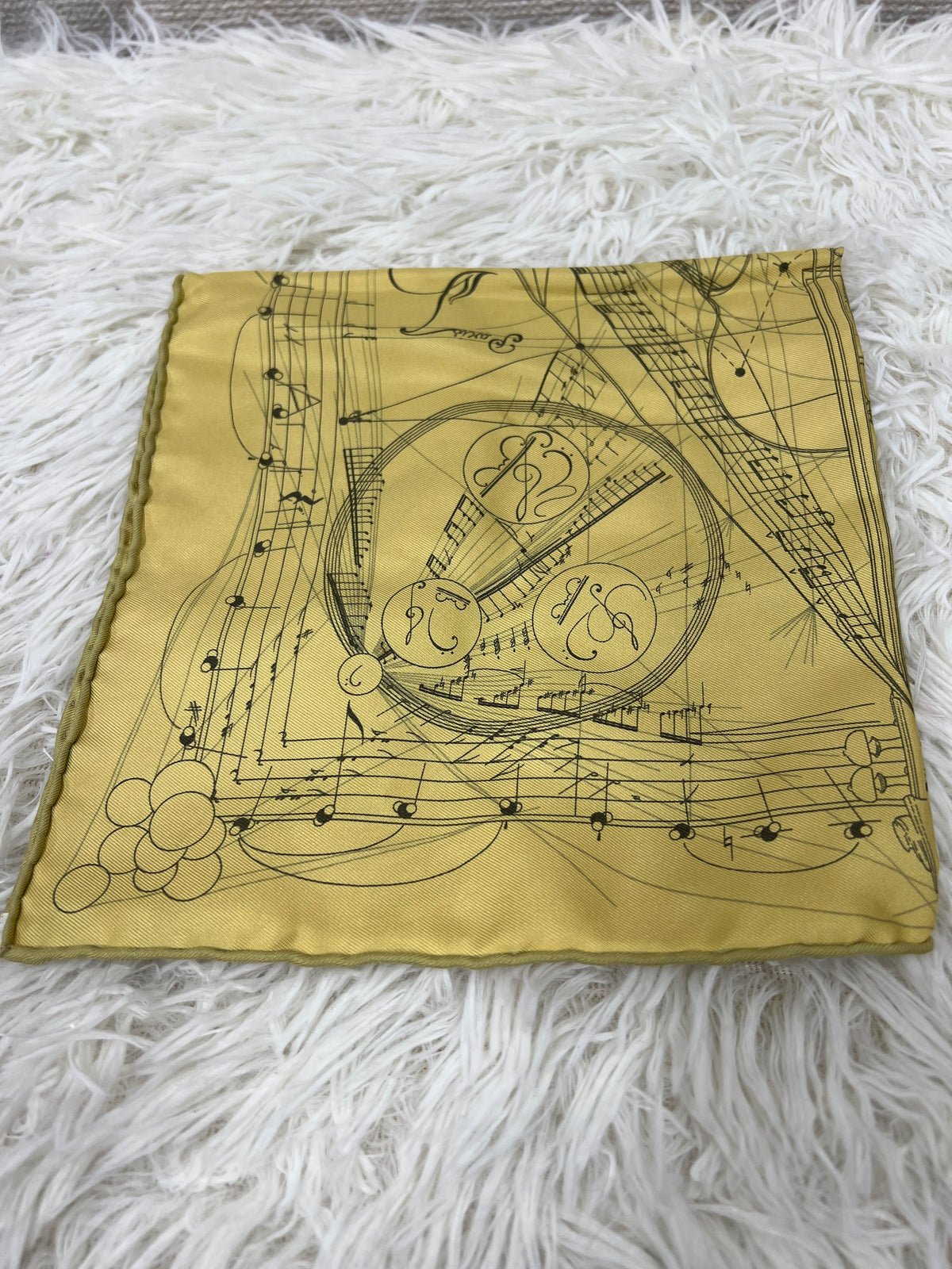 Hermes Yellow Scarves A-18813