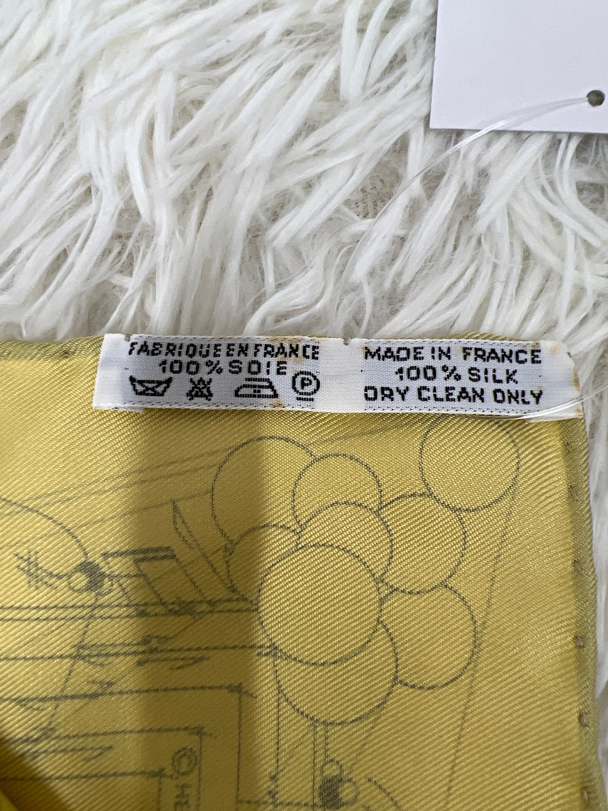 Hermes Yellow Scarves A-18813