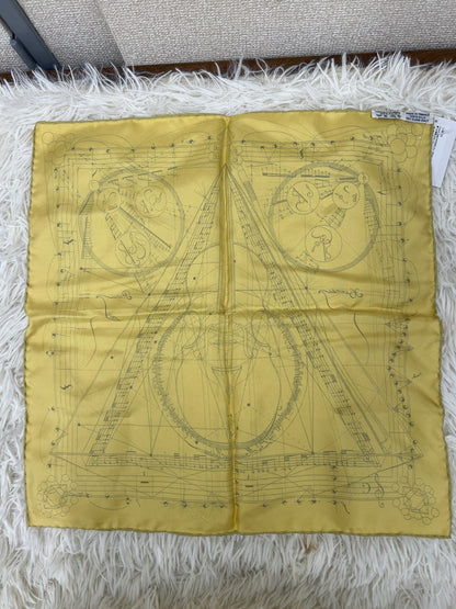 Hermes Yellow Scarves A-18813