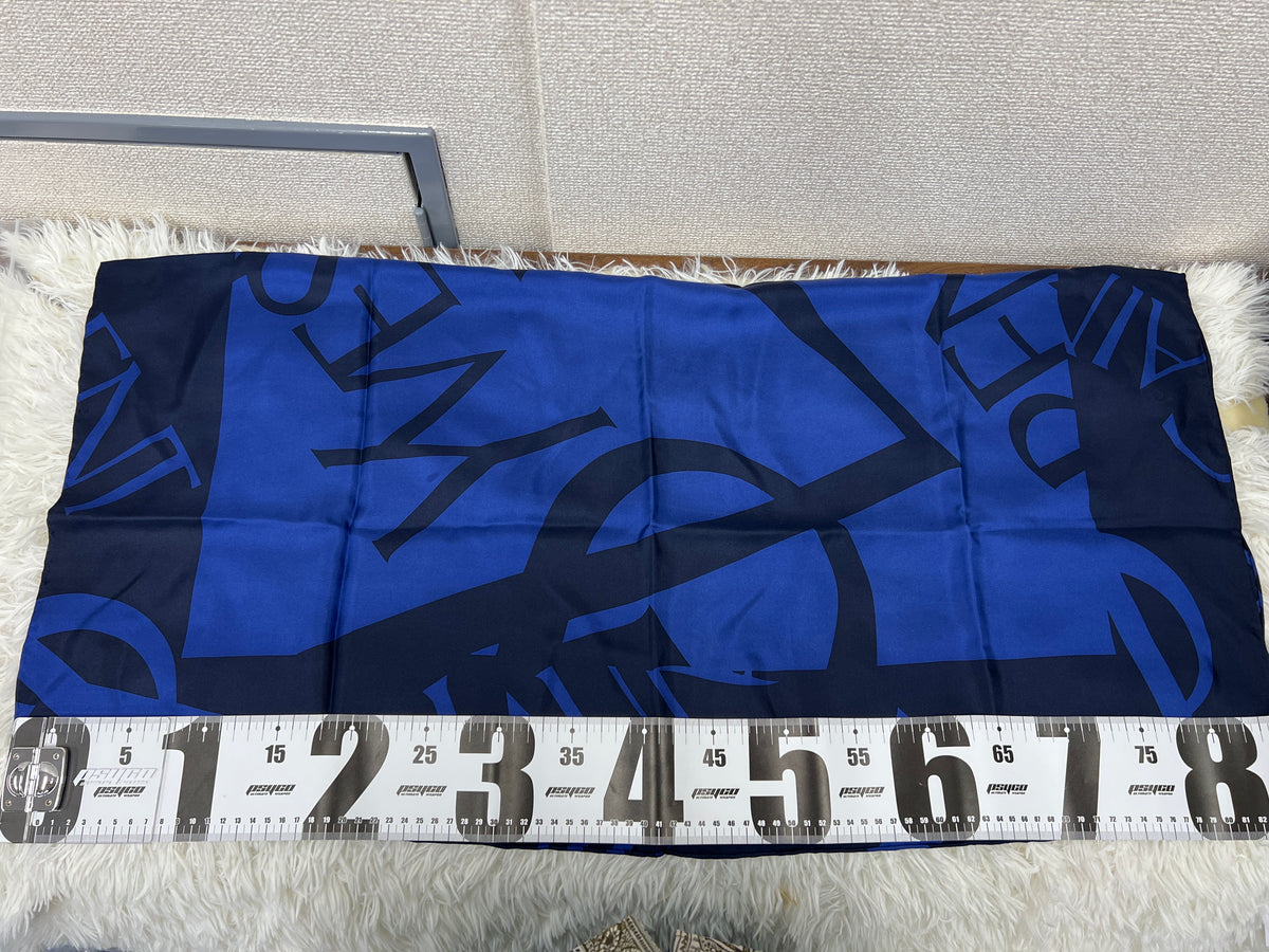 Saint Laurent Blue Scarves A-18814