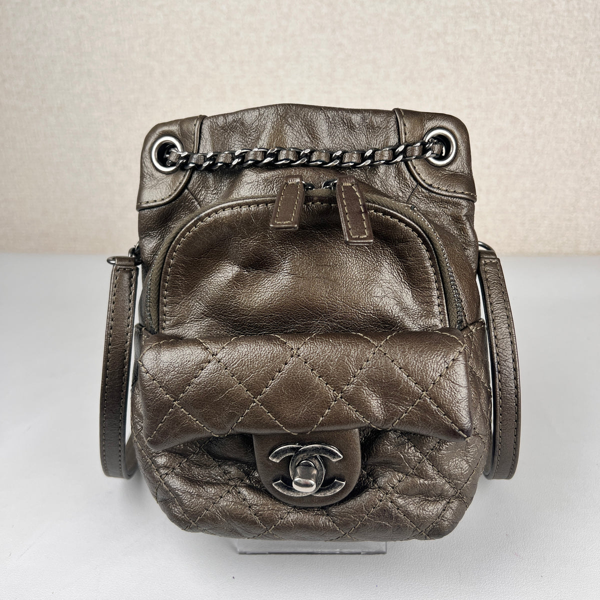 Chanel Brown Shoulder Bags A-18874