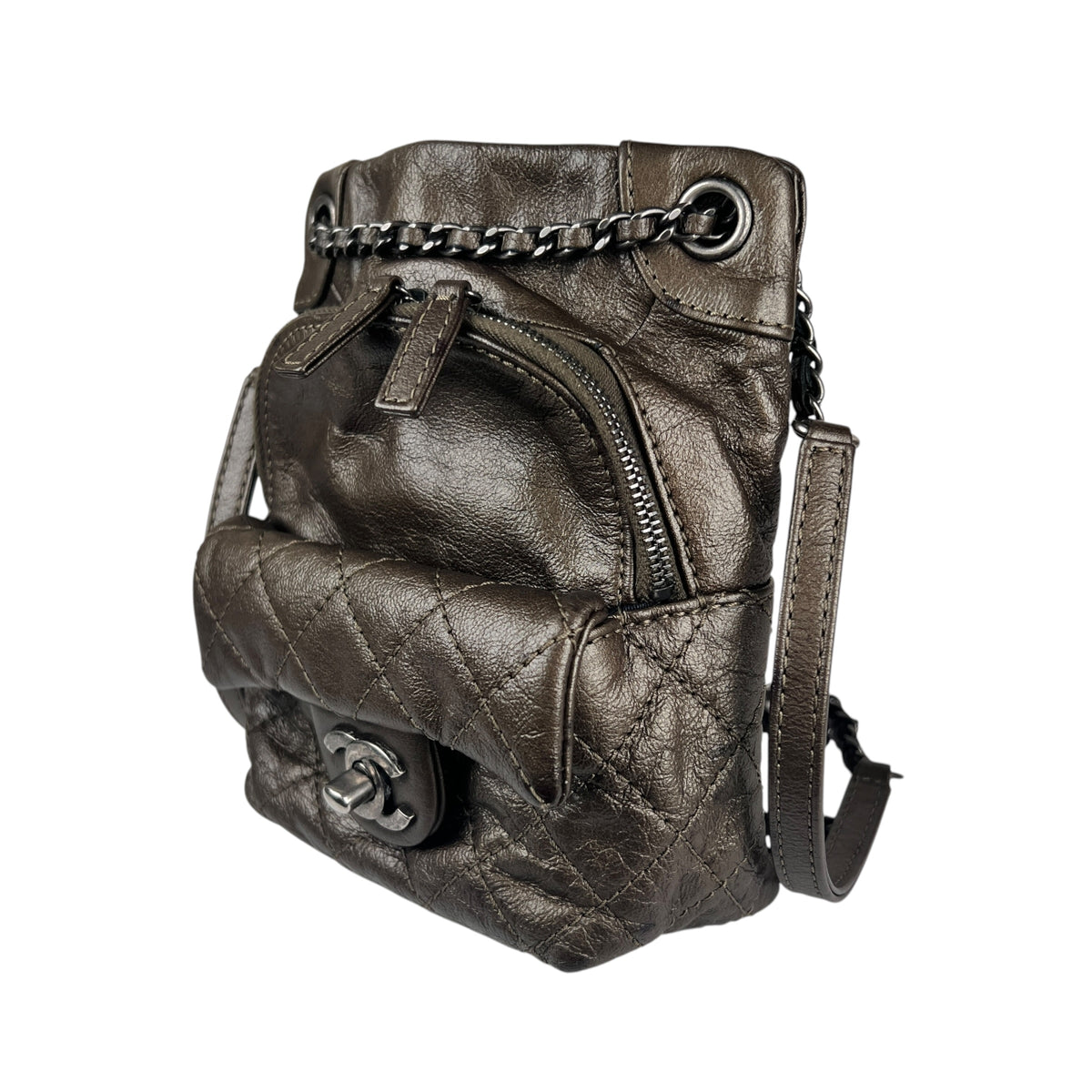 Chanel Brown Shoulder Bags A-18874