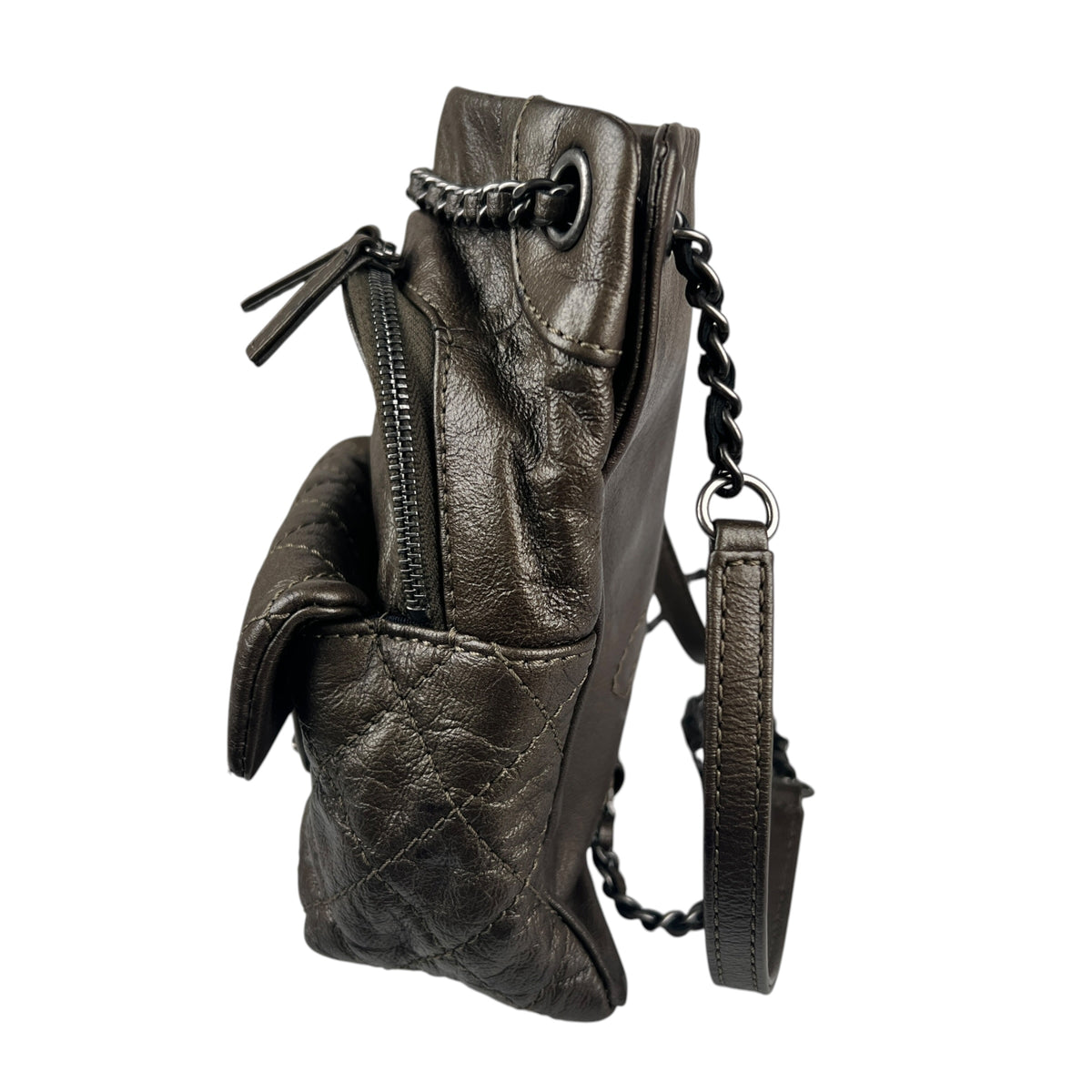 Chanel Brown Shoulder Bags A-18874