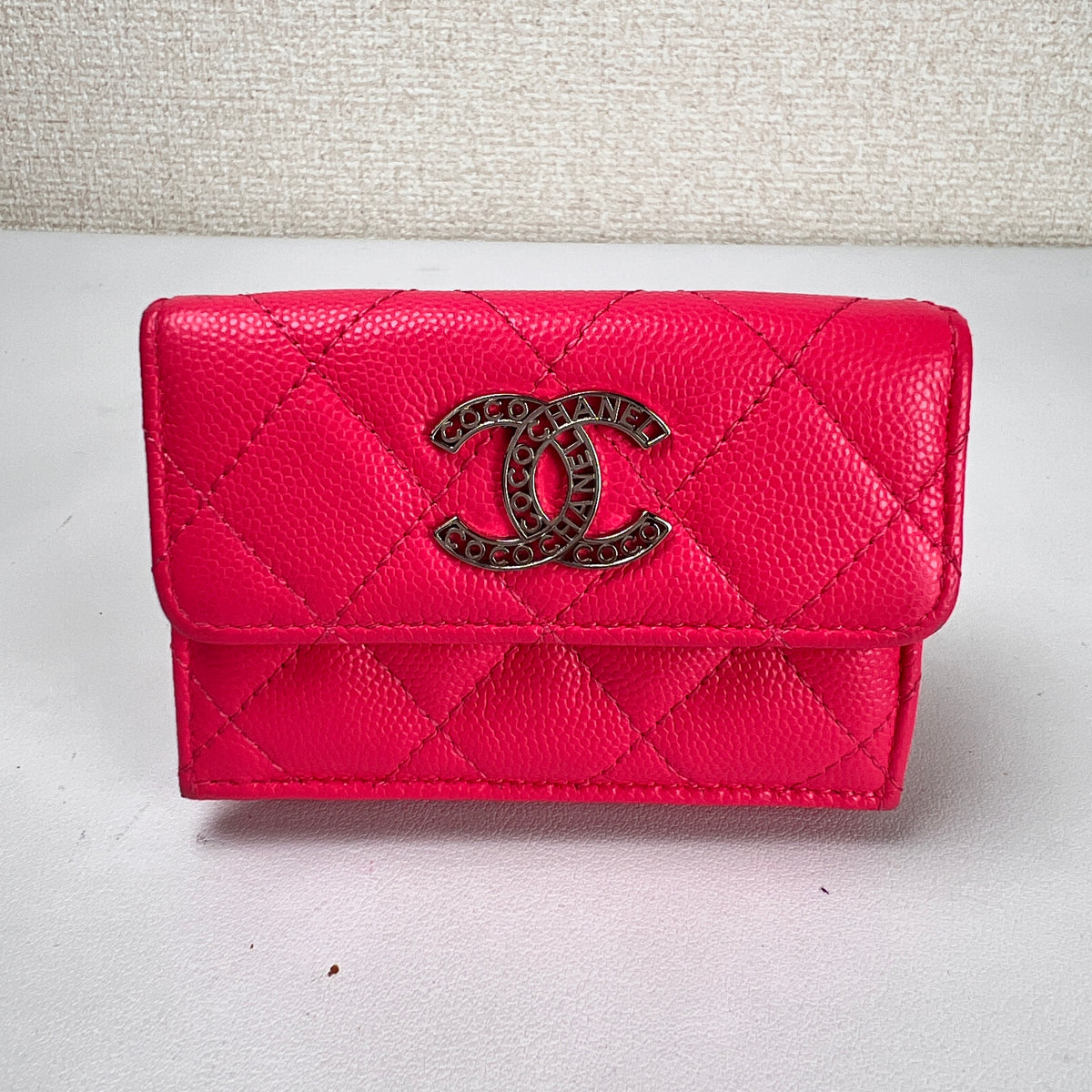 Chanel Pink Wallets A-18893