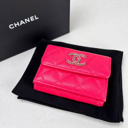 Chanel Pink Wallets A-18893