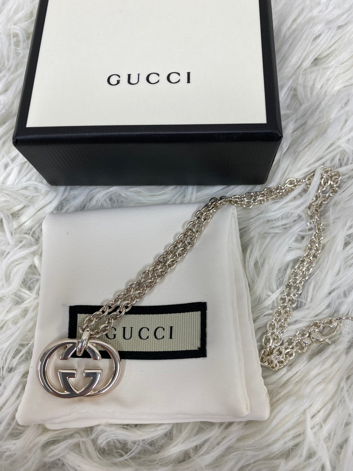 Gucci Silver Necklaces A-18900