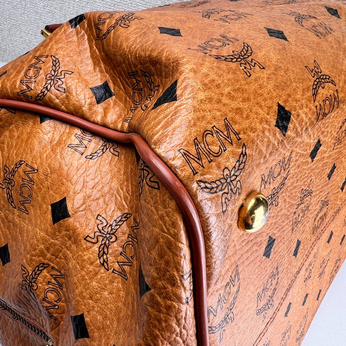 MCM Brown Travel Bags A-18910