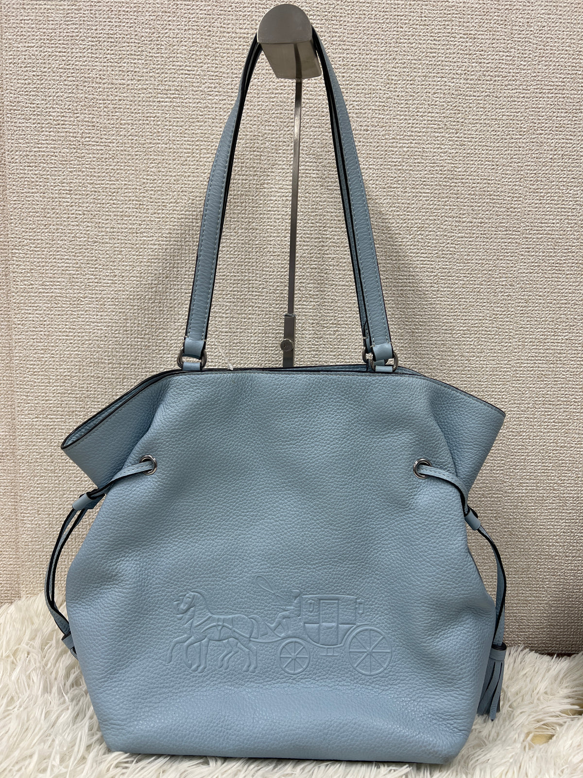 Coach Blue Tote Bags A-18923