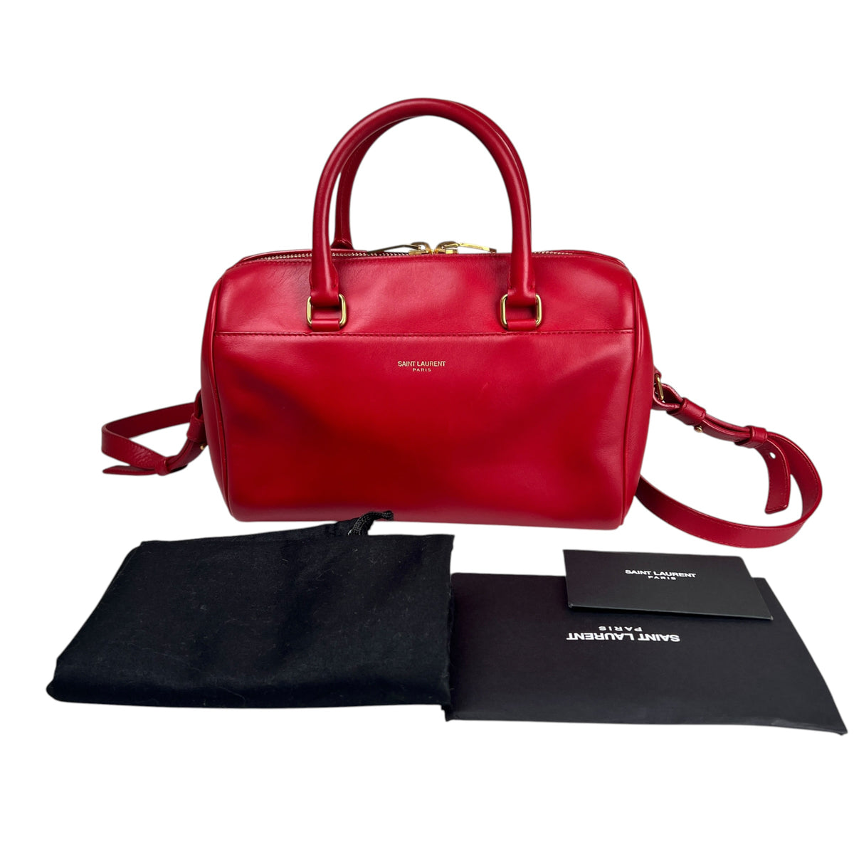 Saint Laurent Red Shoulder Bags A-18924
