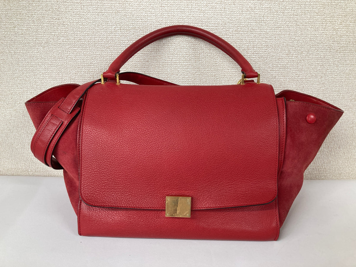 Celine Red Tote Bags A-18928