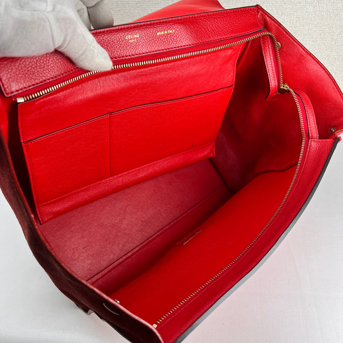 Celine Red Tote Bags A-18928