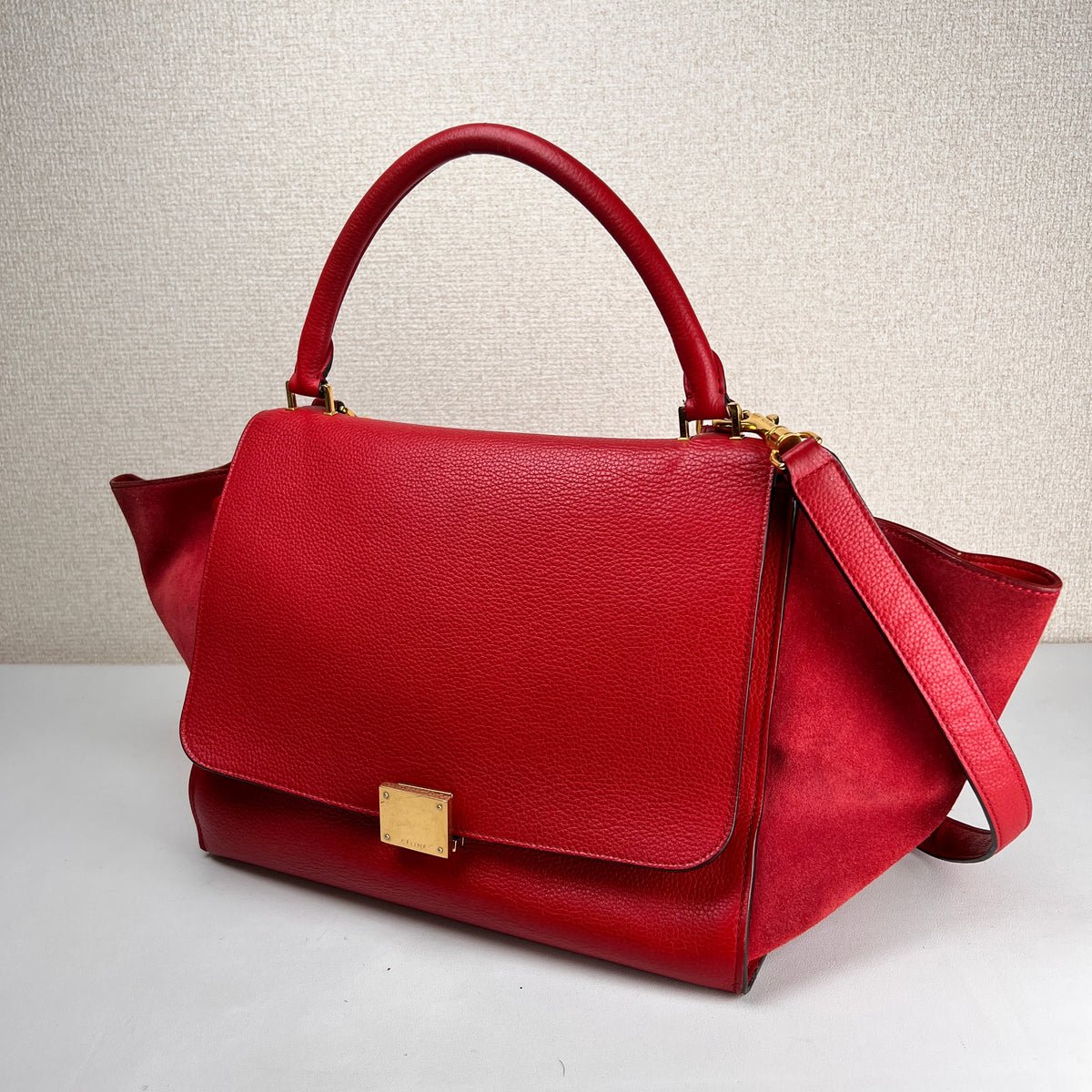 Celine Red Tote Bags A-18928