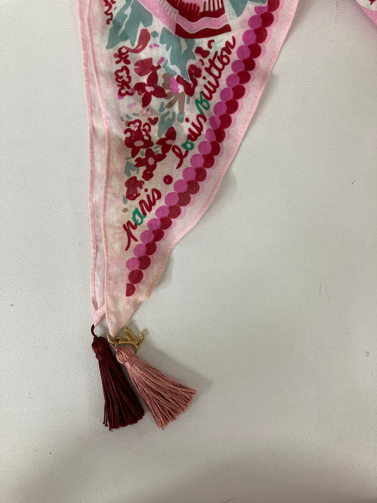Louis Vuitton Pink Scarves A-18932