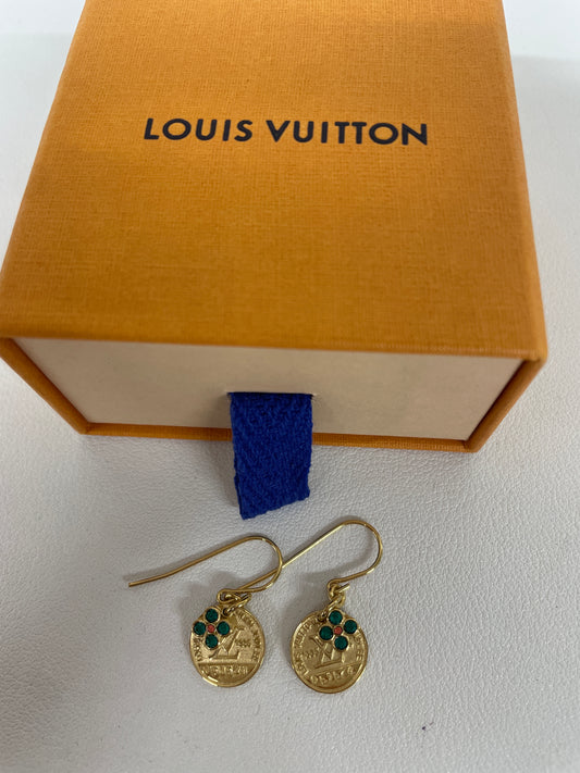 Louis Vuitton Gold Earrings A-18964