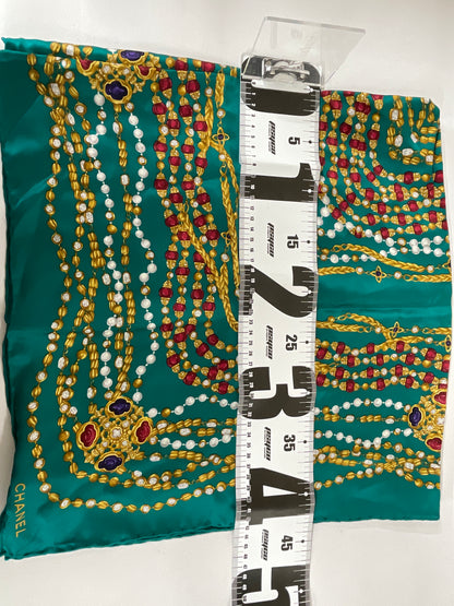Chanel Green Scarves A-18989