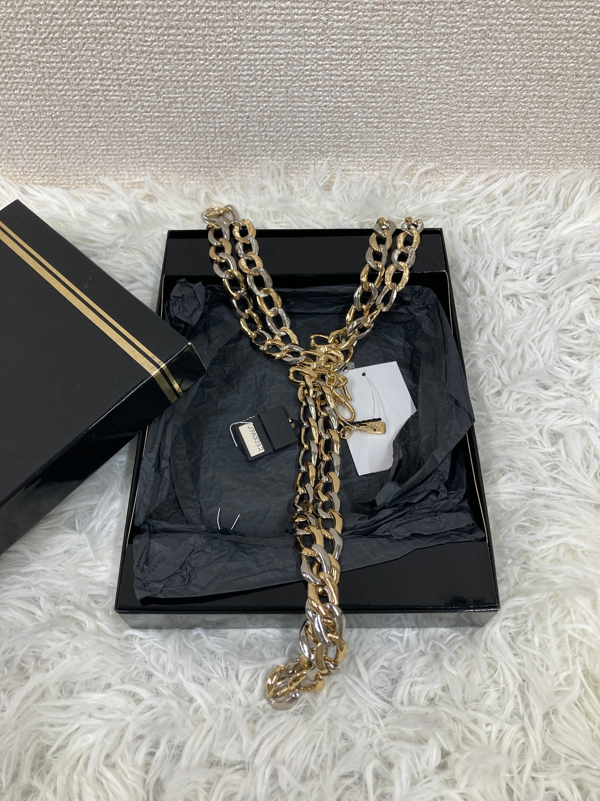 Saint Laurent Gold Necklaces A-19023