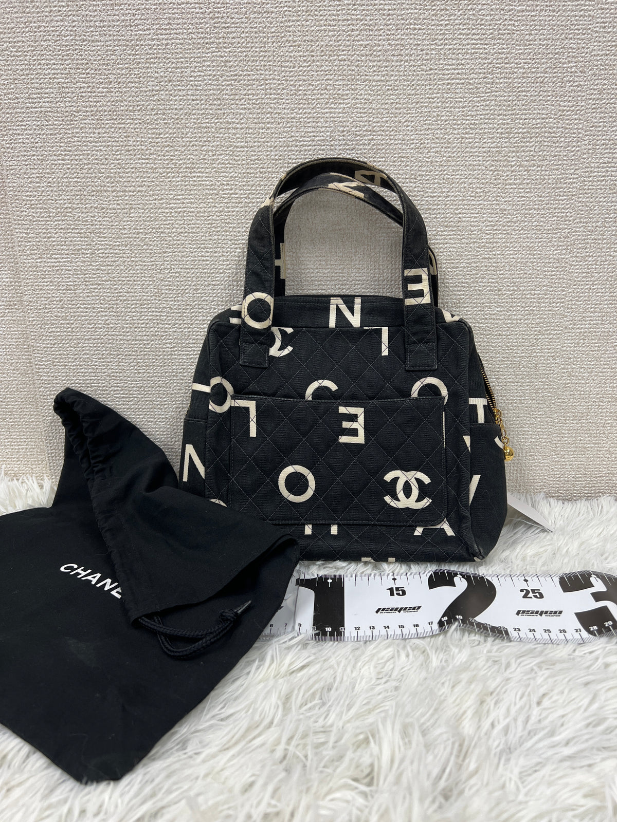 Chanel Black Handle Bags A-19035