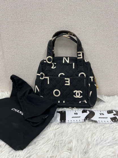 Chanel Black Handle Bags A-19035