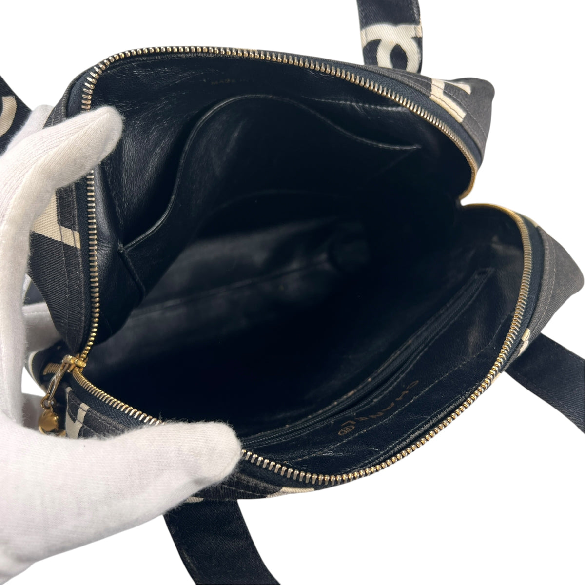 Chanel Black Handle Bags A-19035