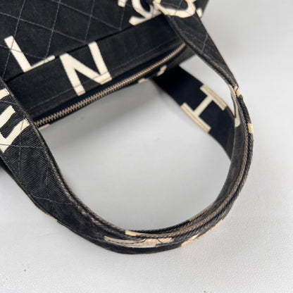 Chanel Black Handle Bags A-19035