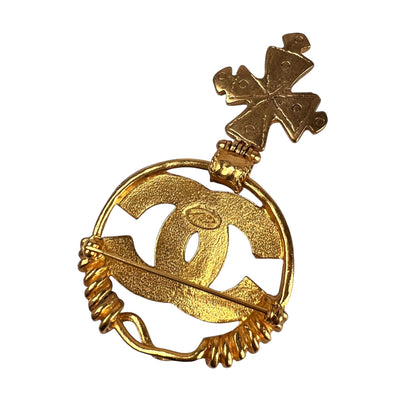 Chanel Gold Brooches A-19038