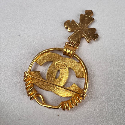 Chanel Gold Brooches A-19038