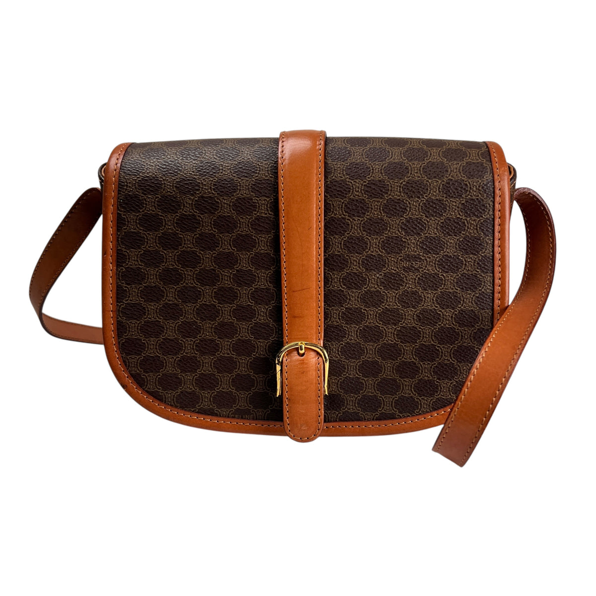 Celine Brown Shoulder Bags A-19059