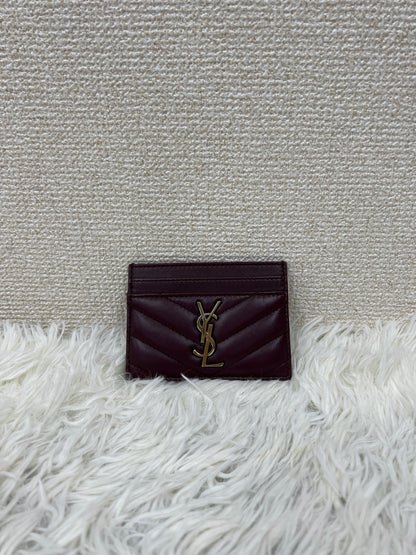 Saint Laurent Bordeaux Small goods A-19071