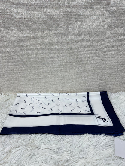 Saint Laurent White Scarves A-19076