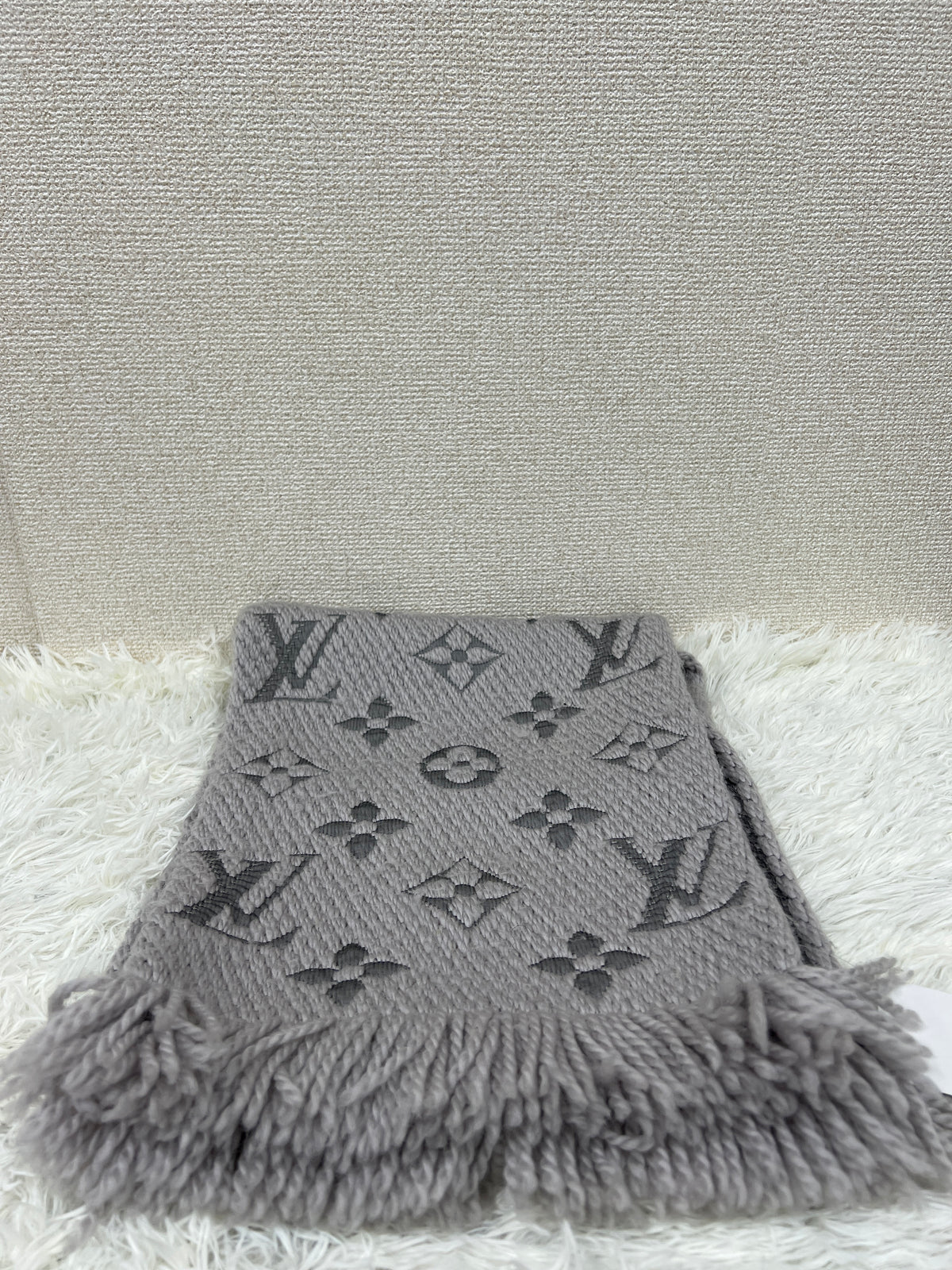 Louis Vuitton Gray Scarves A-19077