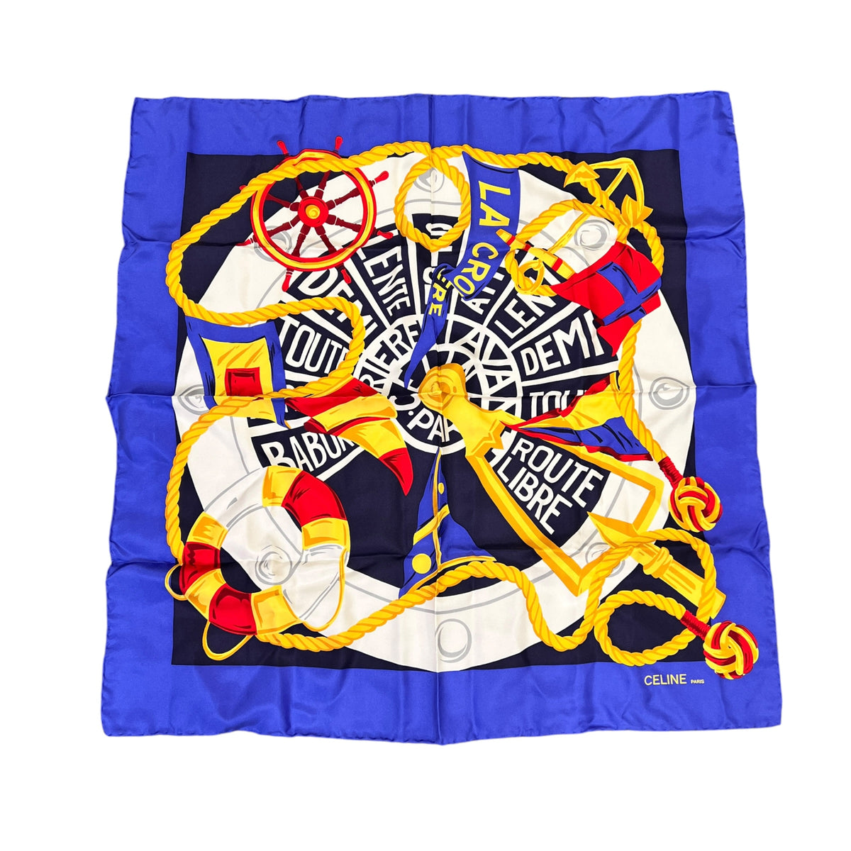 Celine Blue Scarves A-19079