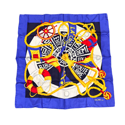 Celine Blue Scarves A-19079