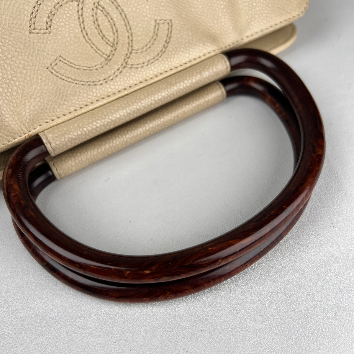 Chanel White Handle Bags A-19105