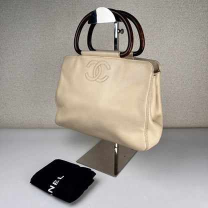 Chanel White Handle Bags A-19105