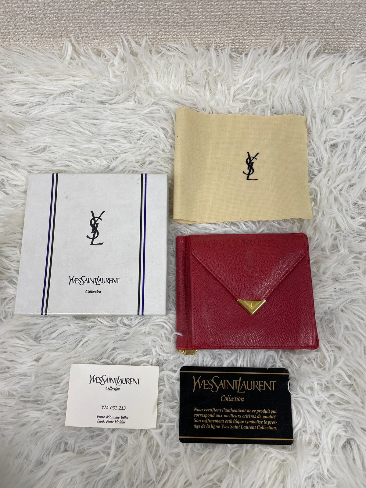 Saint Laurent Red Wallets A-19146