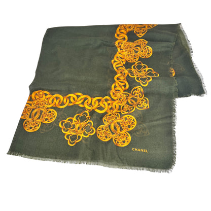 Chanel Gray Scarves A-19160