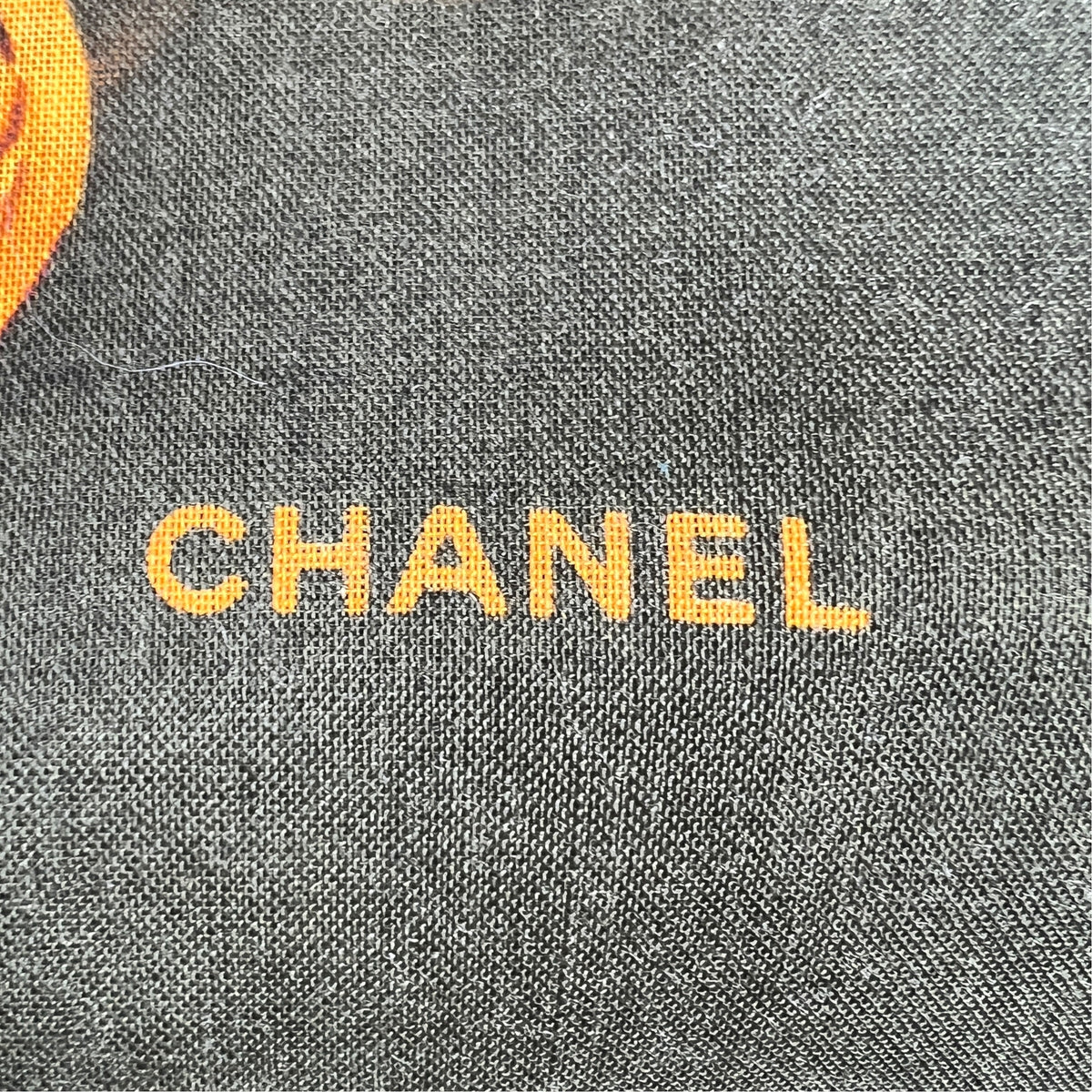 Chanel Gray Scarves A-19160