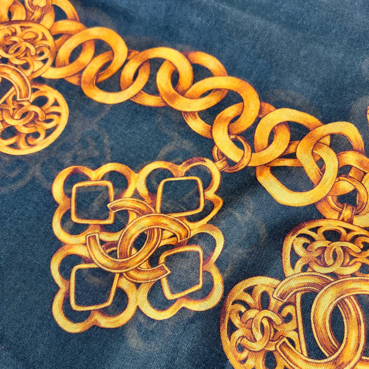 Chanel Gray Scarves A-19160
