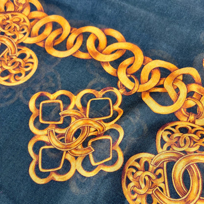 Chanel Gray Scarves A-19160