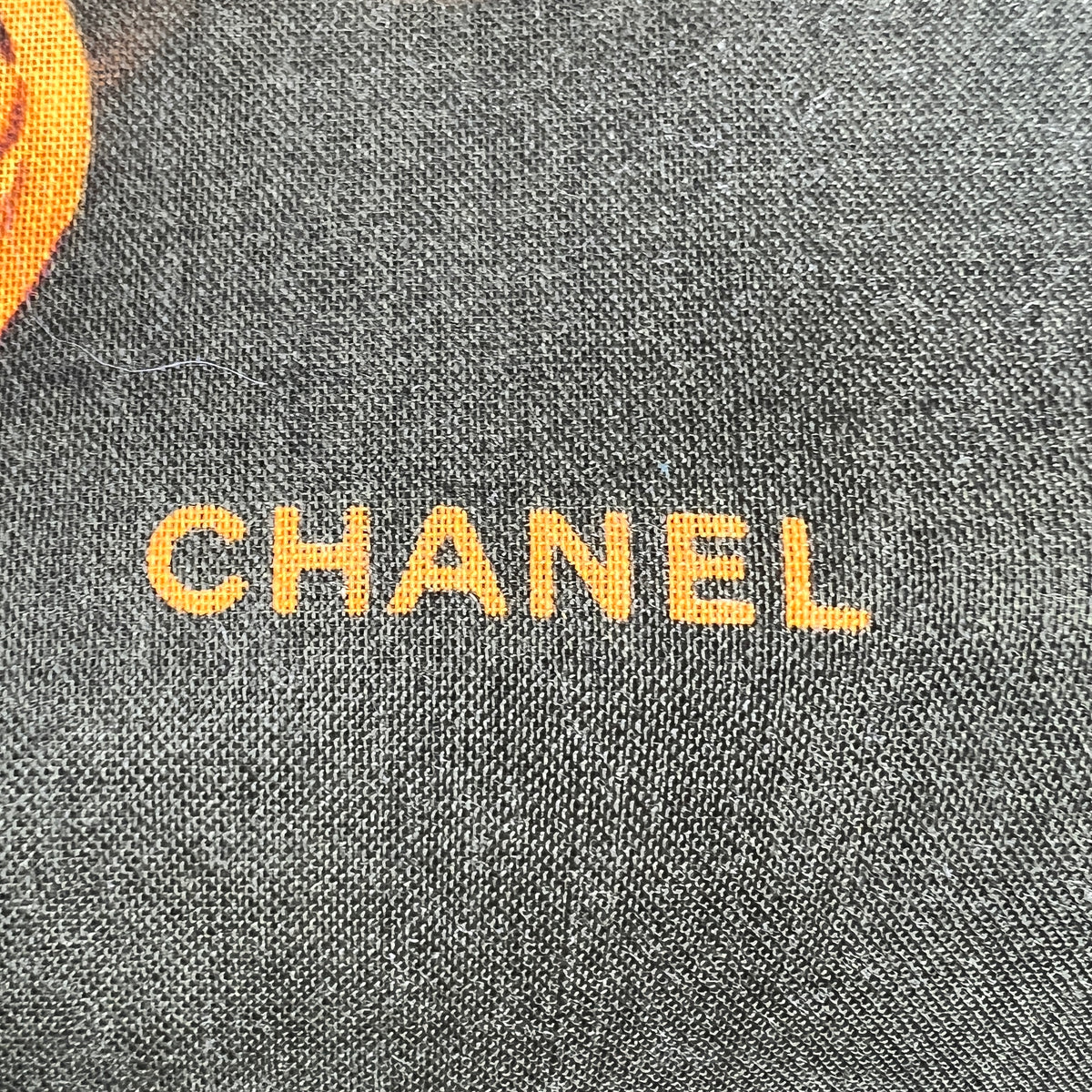 Chanel Gray Scarves A-19160
