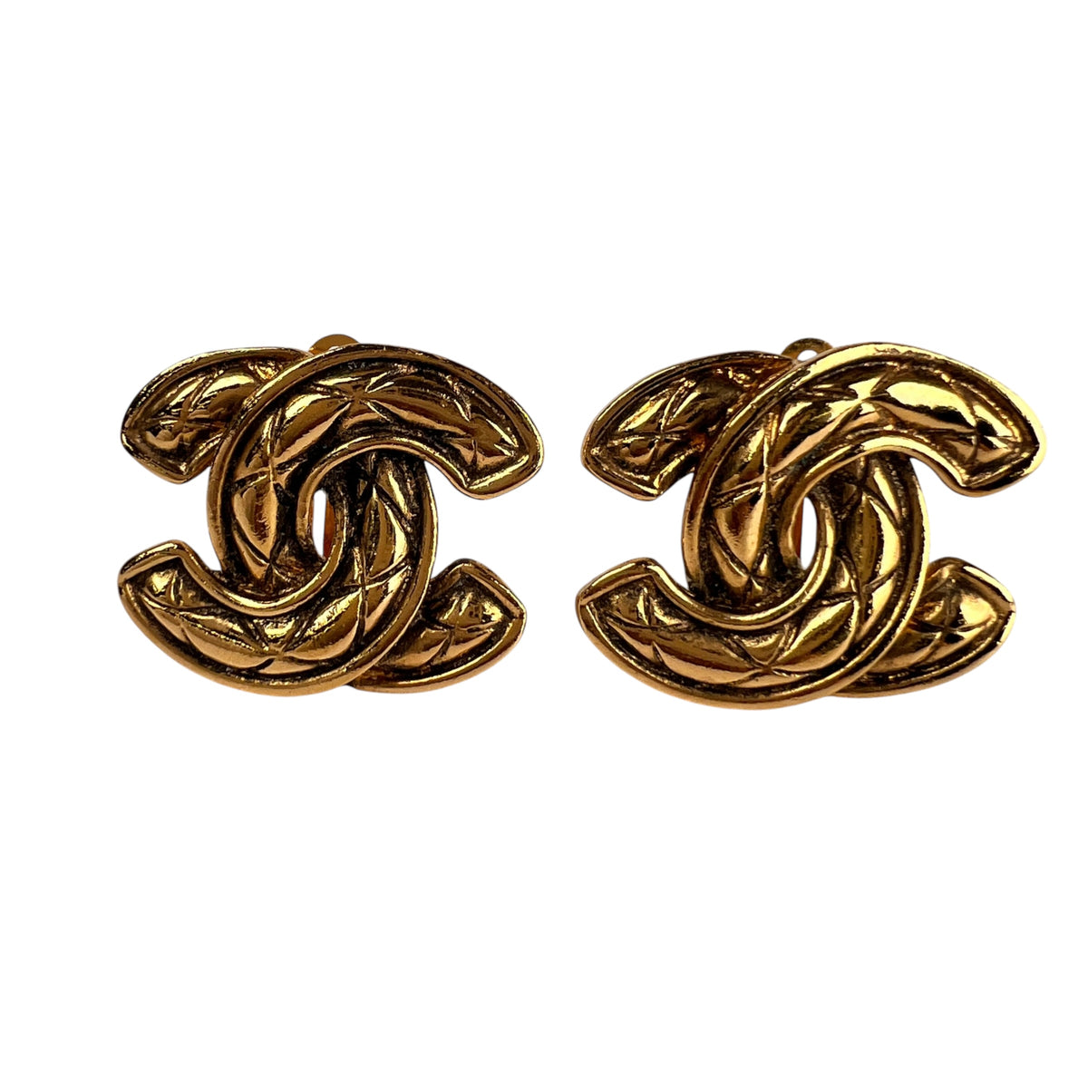 Chanel Gold Earrings A-19171