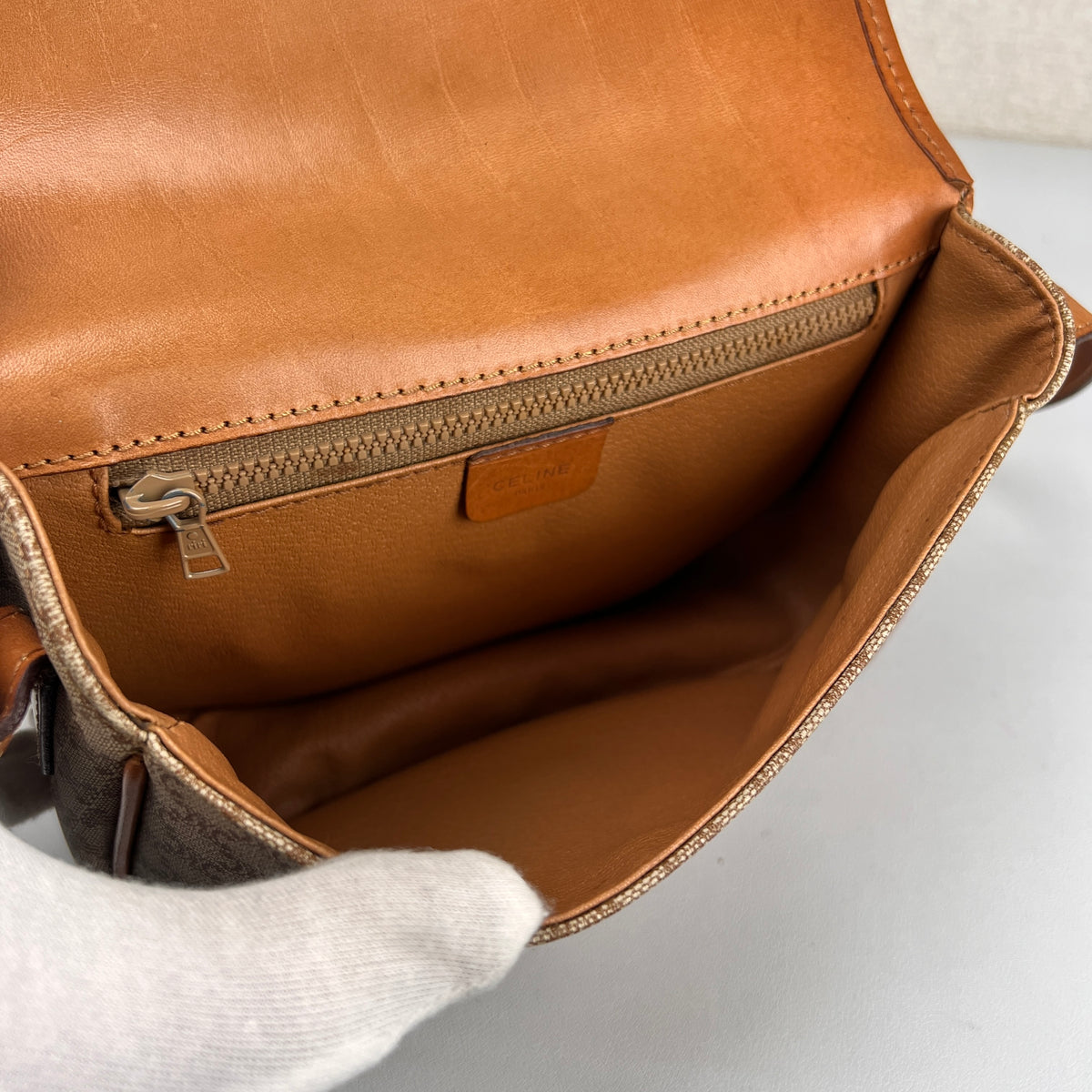 Celine Beige Shoulder Bags A-19177