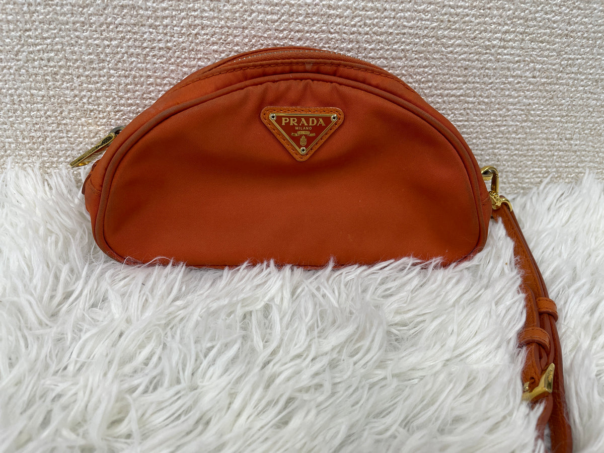 Prada Orange Pouches A-19185