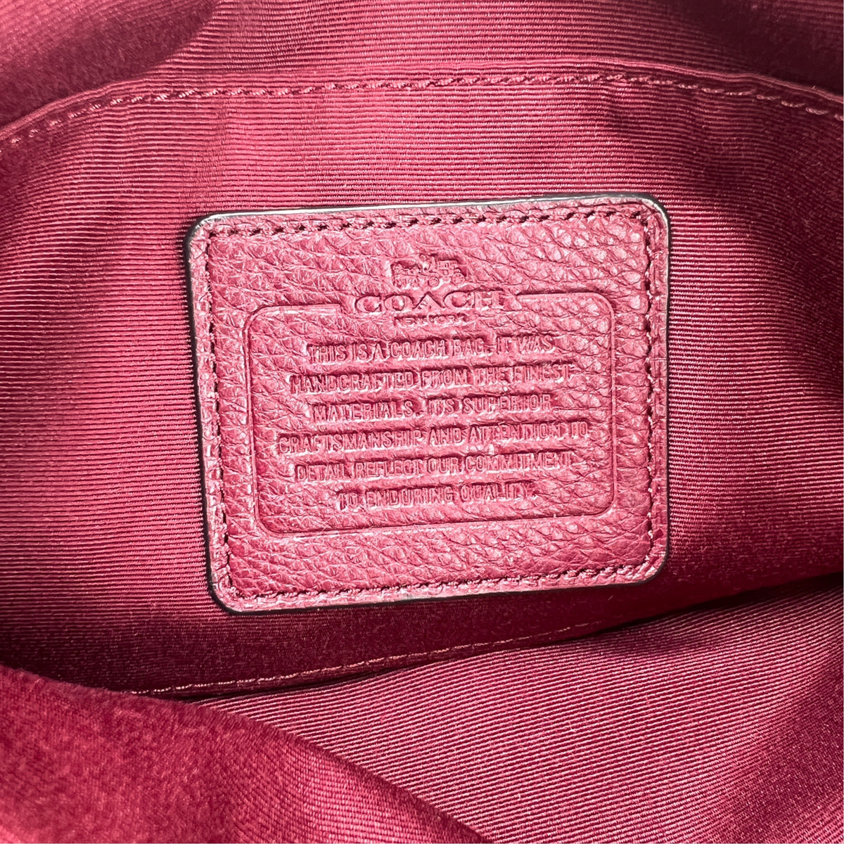Coach Bordeaux Shoulder Bags A-19193