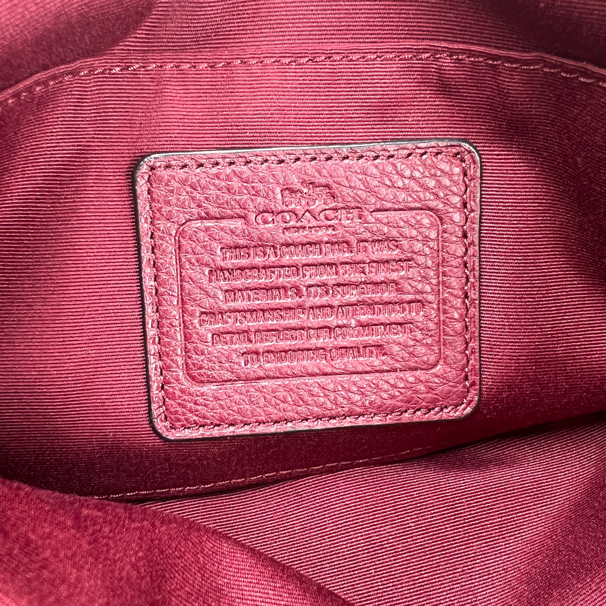 Coach Bordeaux Shoulder Bags A-19193