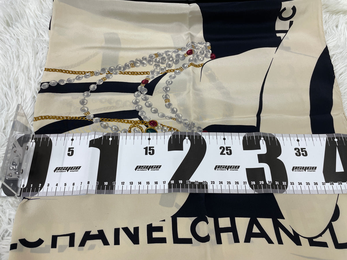 Chanel White Scarves A-19195