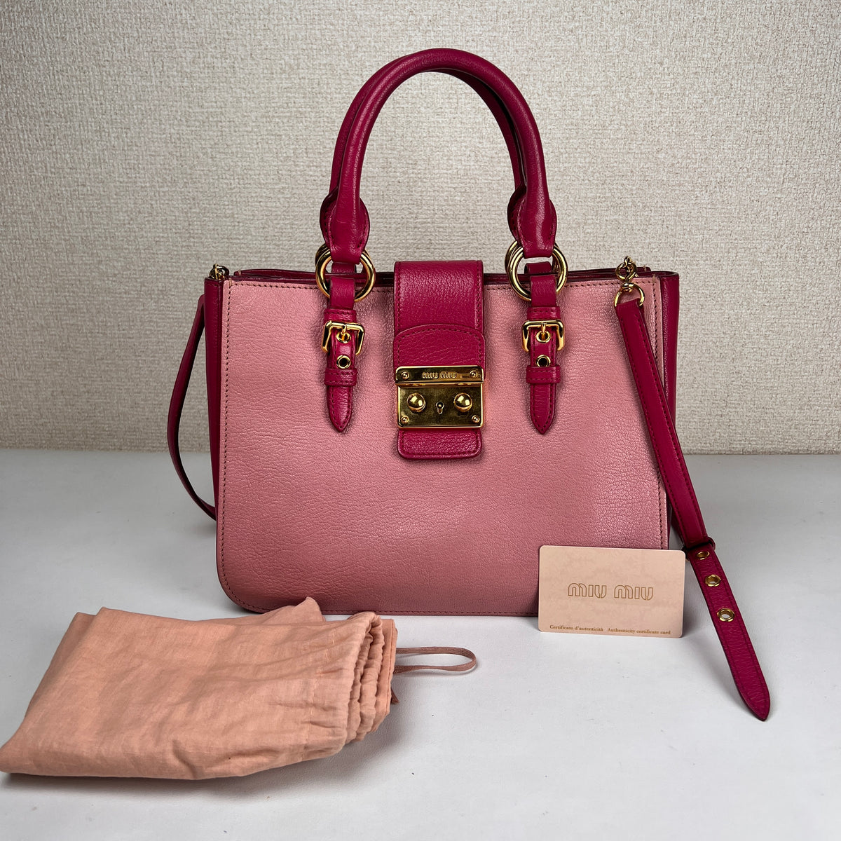 Miu Miu Pink Handle Bags A-19203